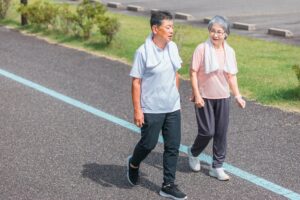 seniors walking 