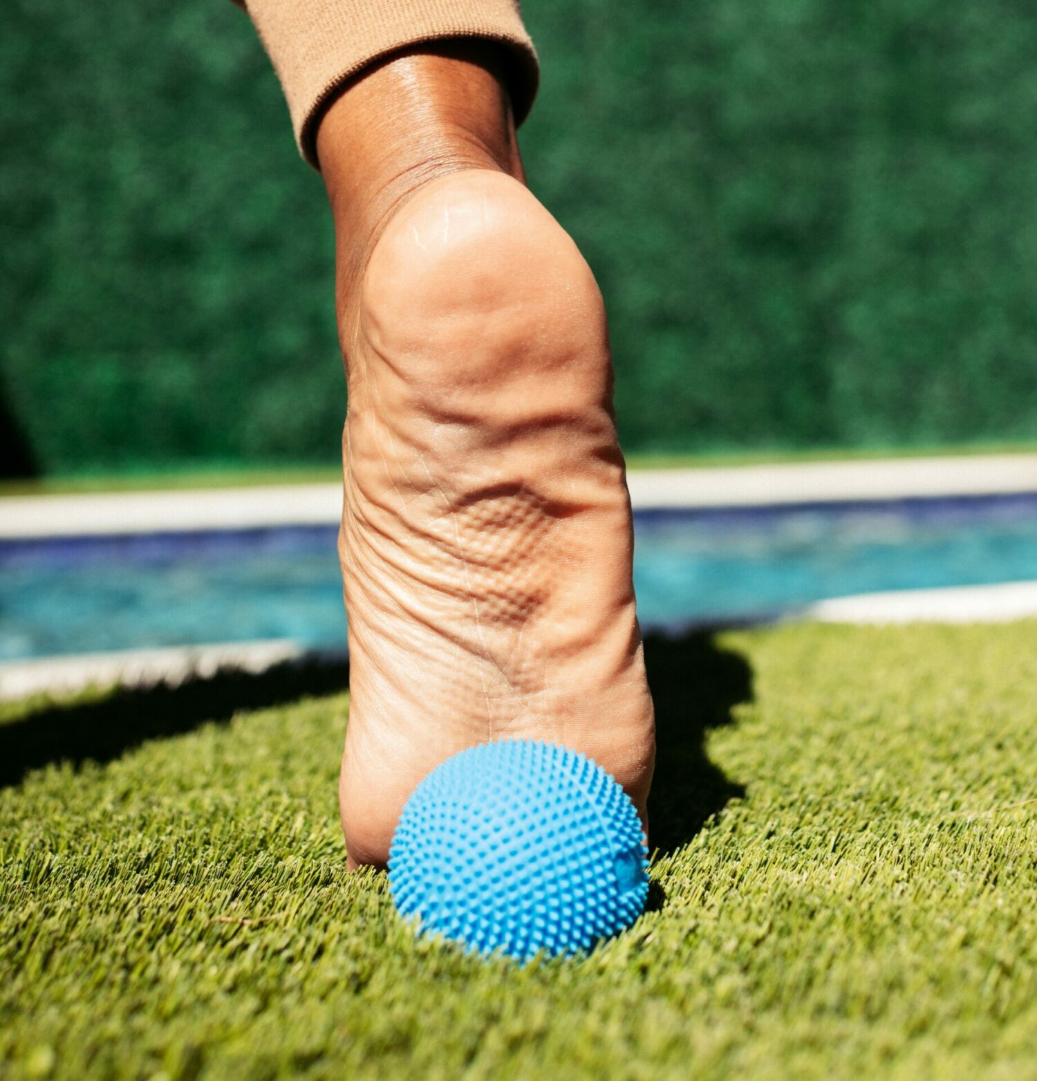 roller ball, Naboso, texture, feet